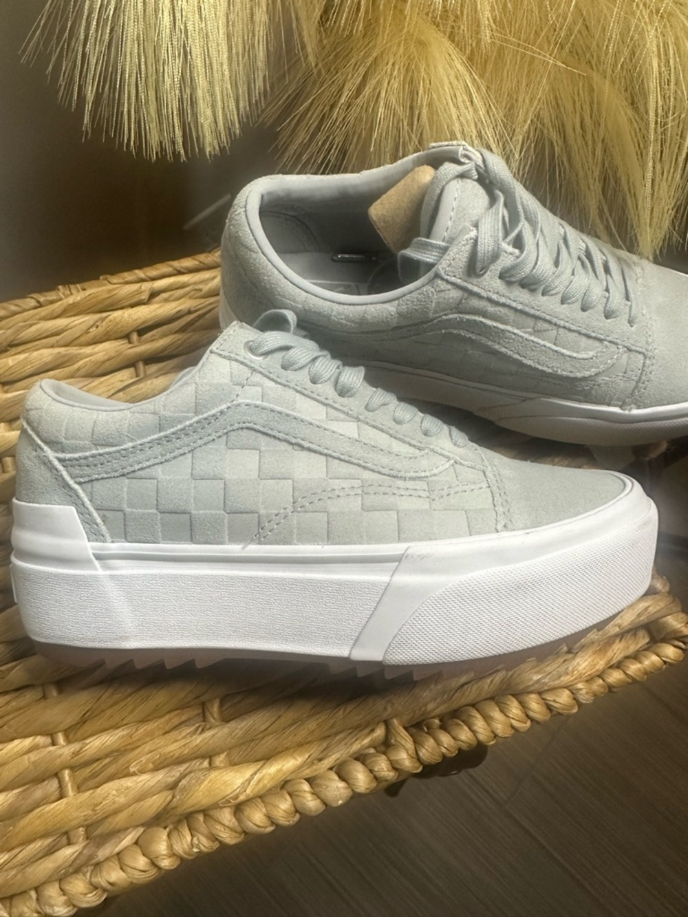 Vans Old Skool Stacked Emboss Check - Picture 9 of 12